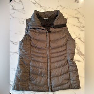 The North Face Olive Green Puffer Vest